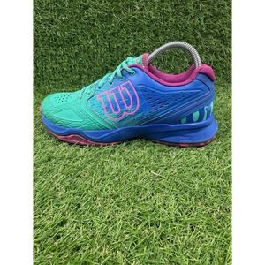 Wilson Vibrant Teal and Pink Athletic Shoes